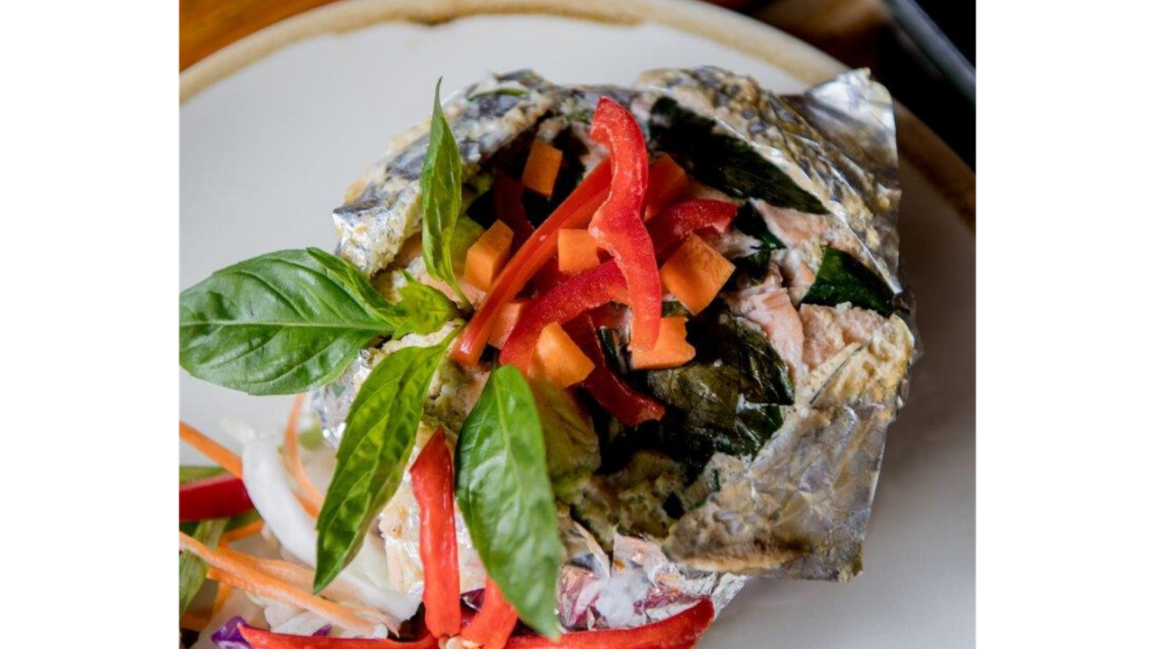 Isan Style Salmon Custard