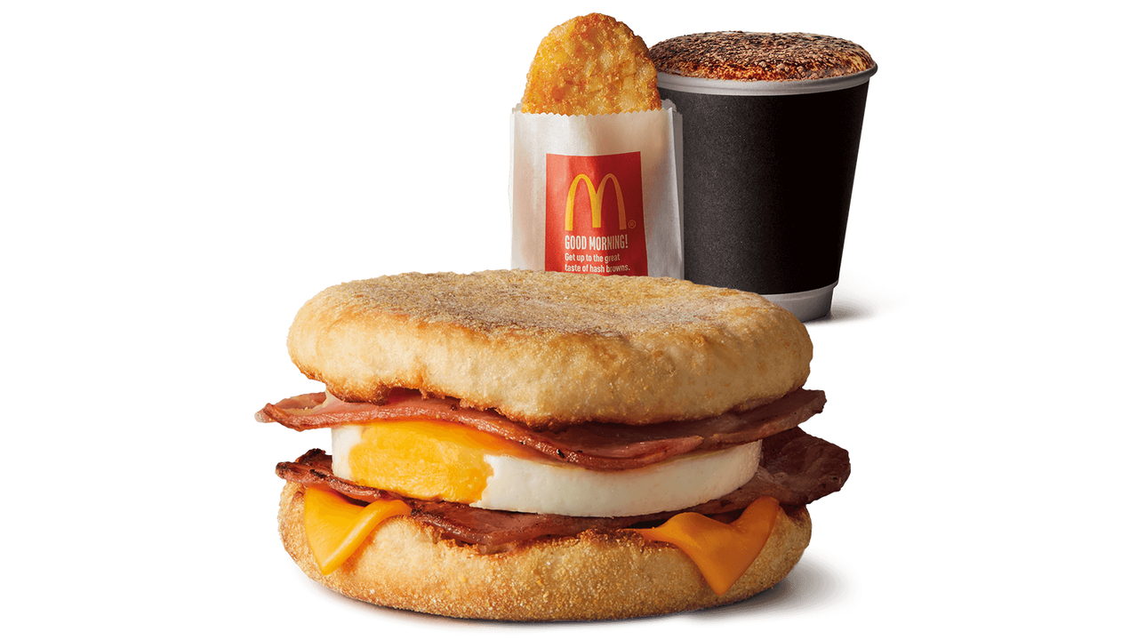 Double Bacon & Egg McMuffin Meal