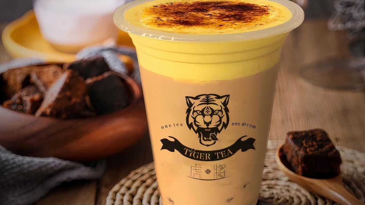 Crème Brûlée Tiger Milk Tea