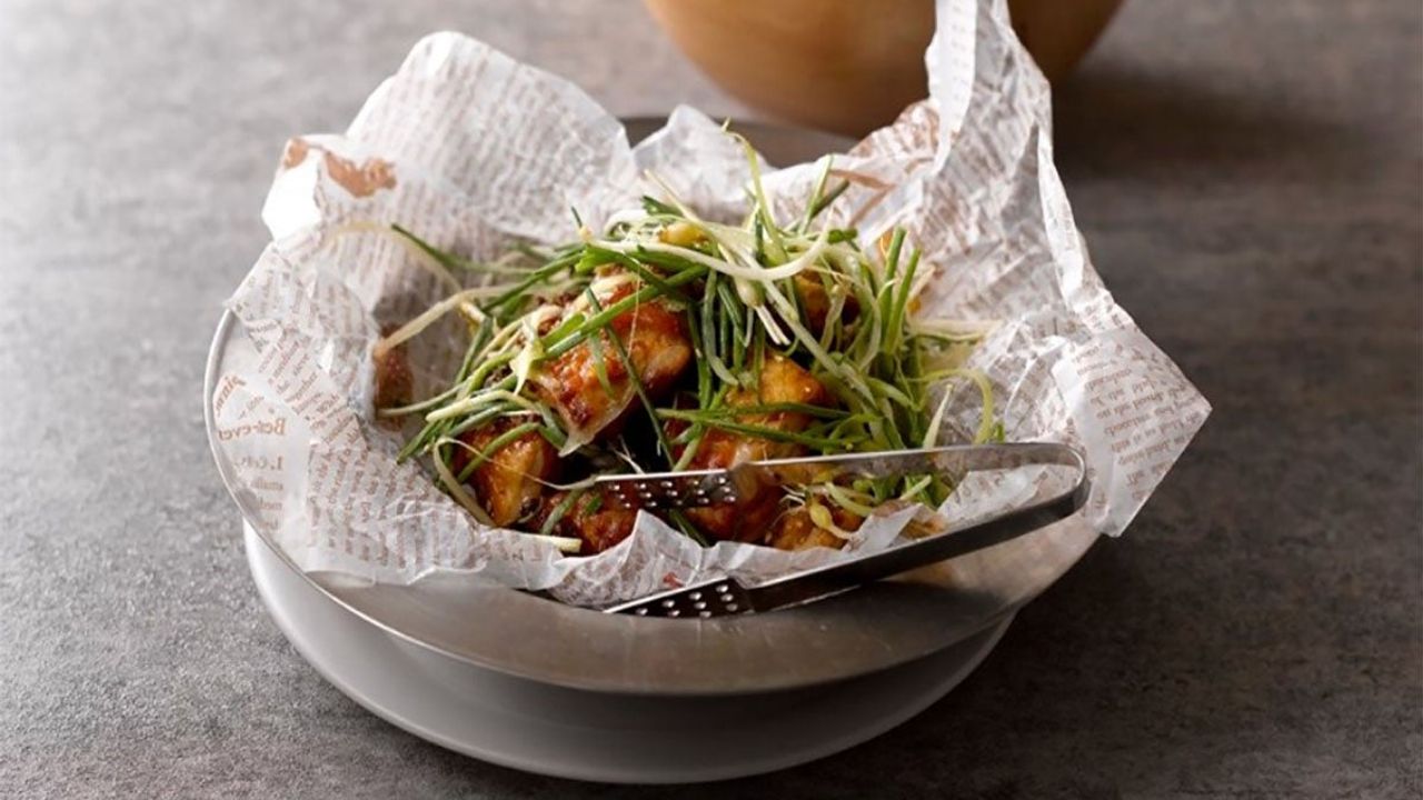 Spring Onion Boneless Chicken