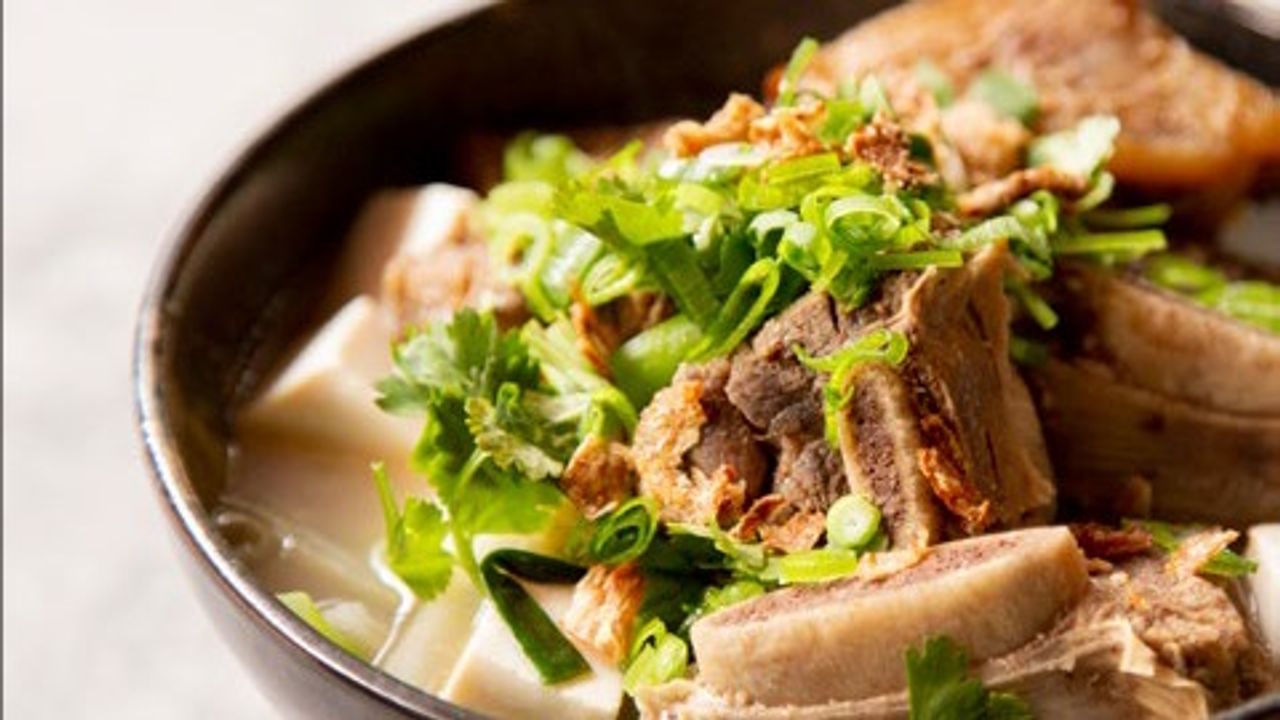 Lunch - Beef Rib & Tendon Brisket Noodle Soup