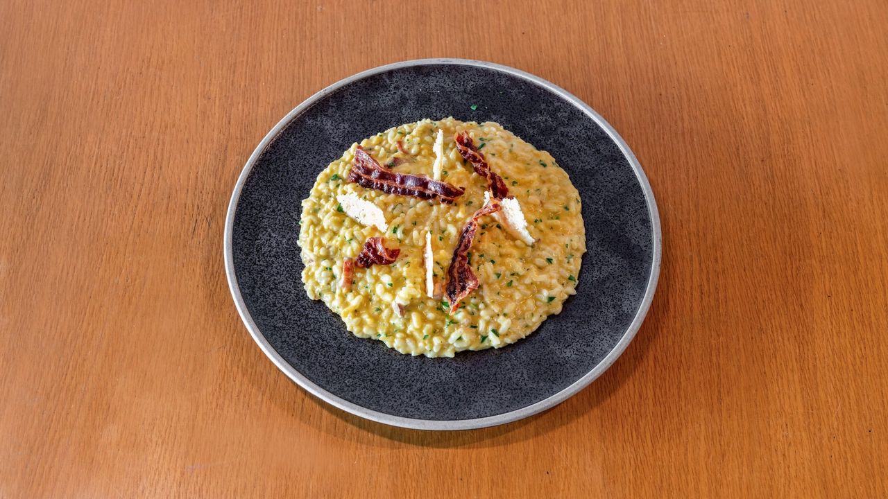 Risotto Alla Zucca E Pancetta (gf)