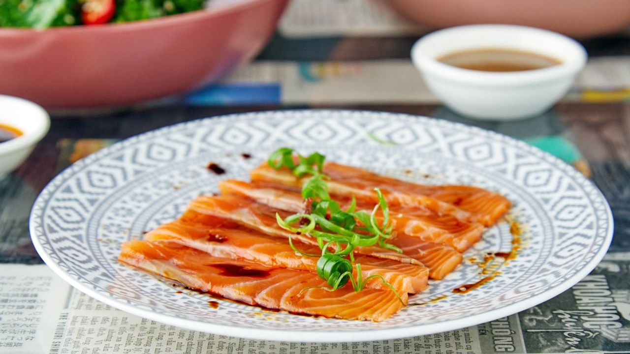 Cured Salmon Rice Paper Rolls (2) (GF)