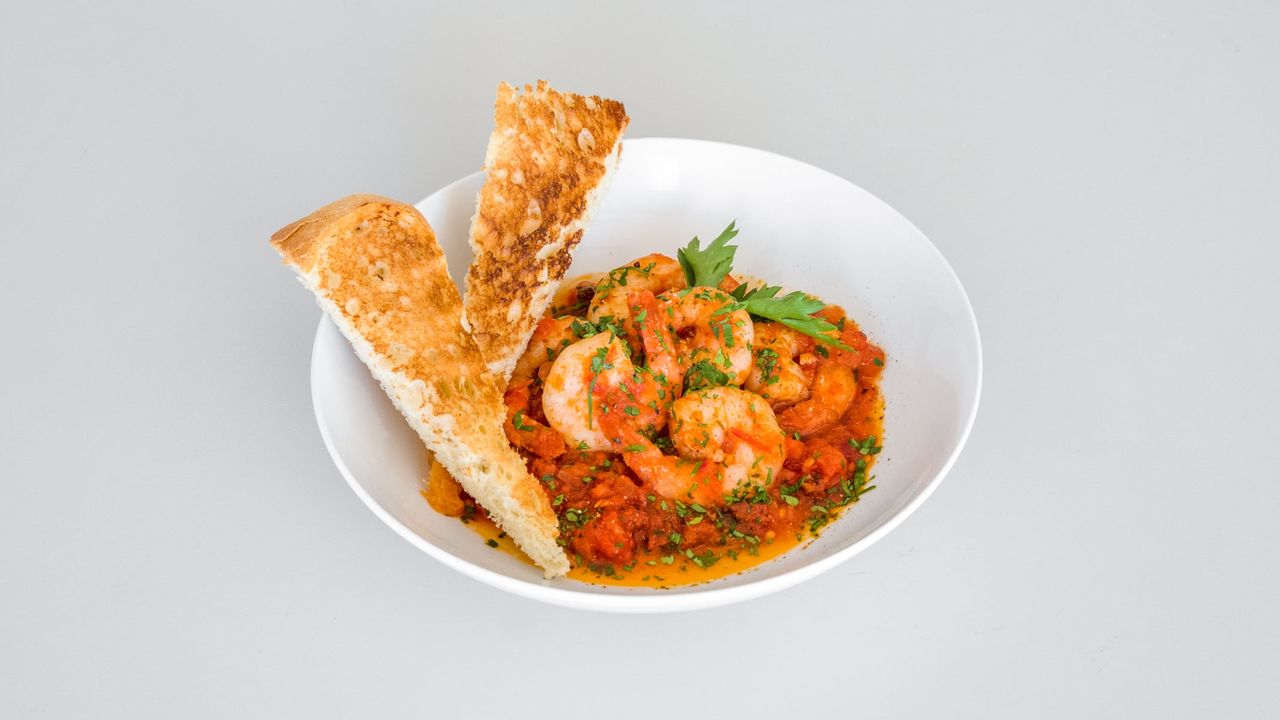 Italian Garlic Prawns