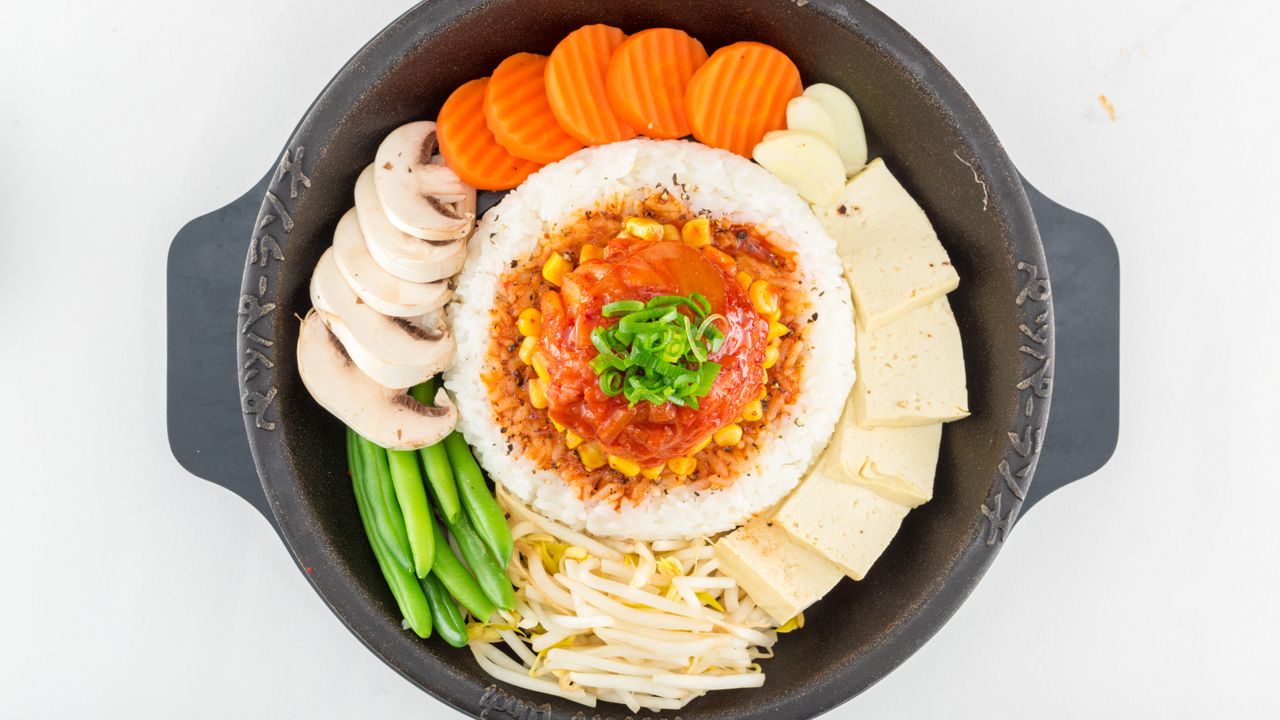 Tofu & Veggie Kimchi Pepper Rice