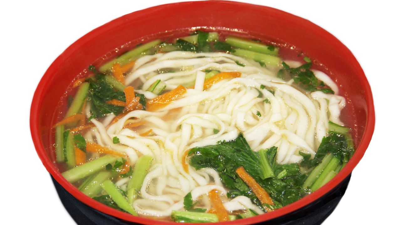 90 Vegetarian Handmade White Noodle Soup