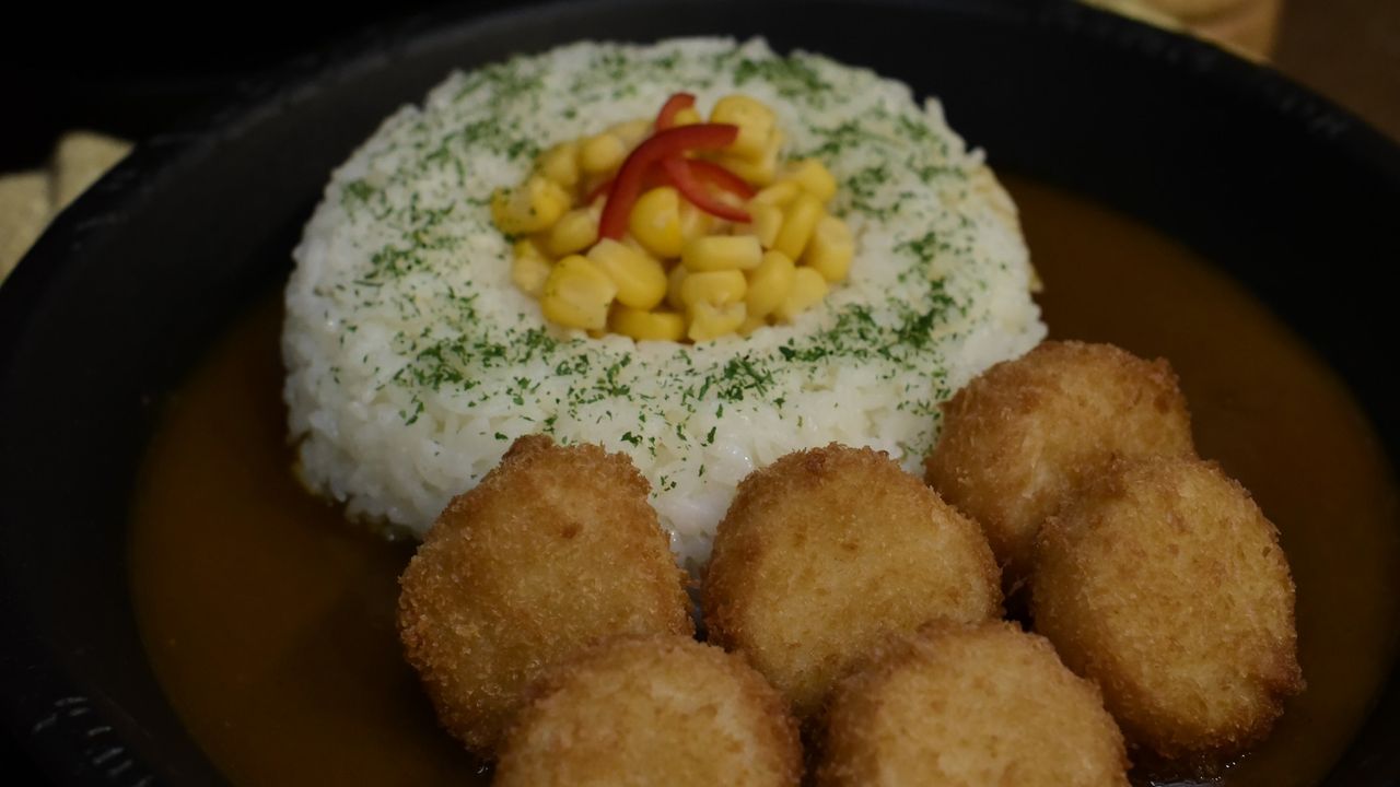 Scallop Katsu Sizzling Curry