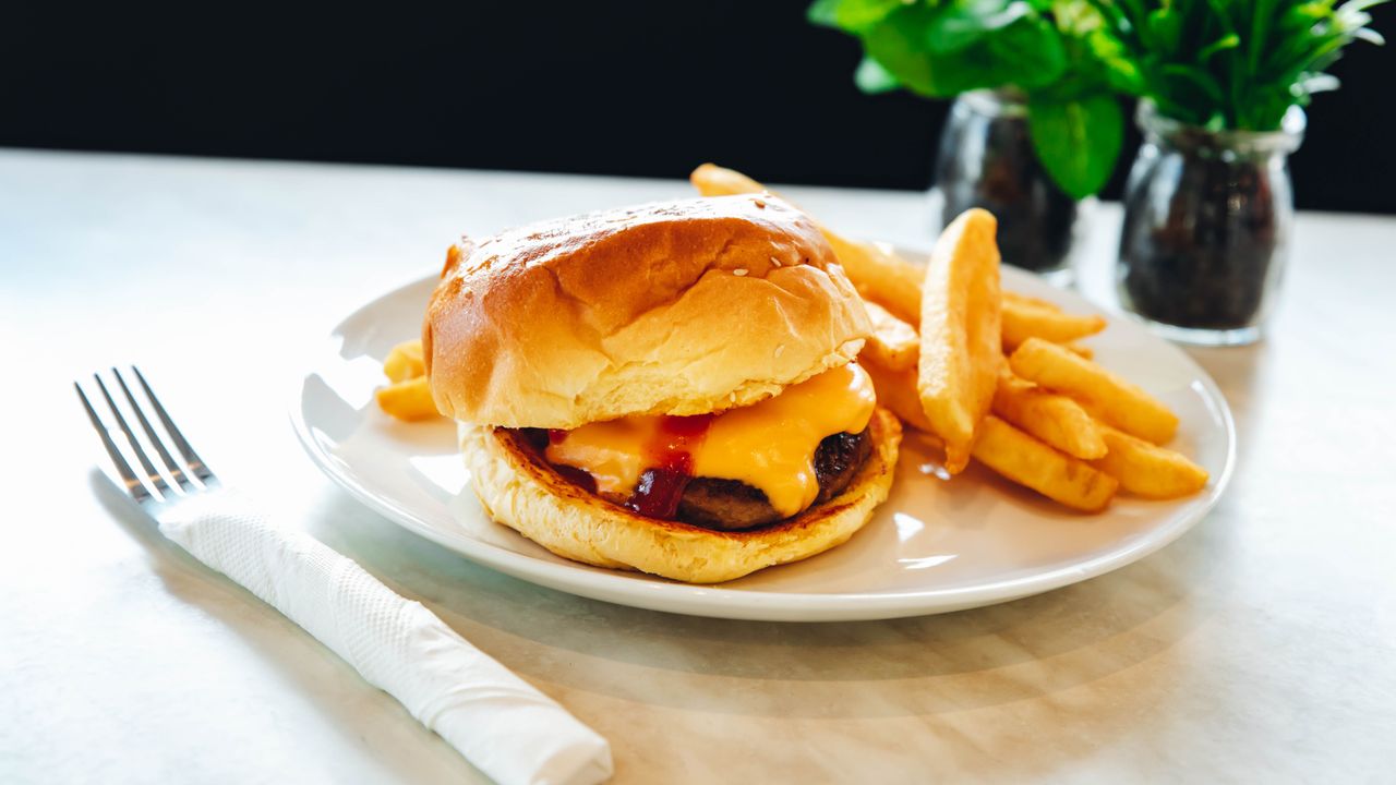 Chicken or Beef Burger