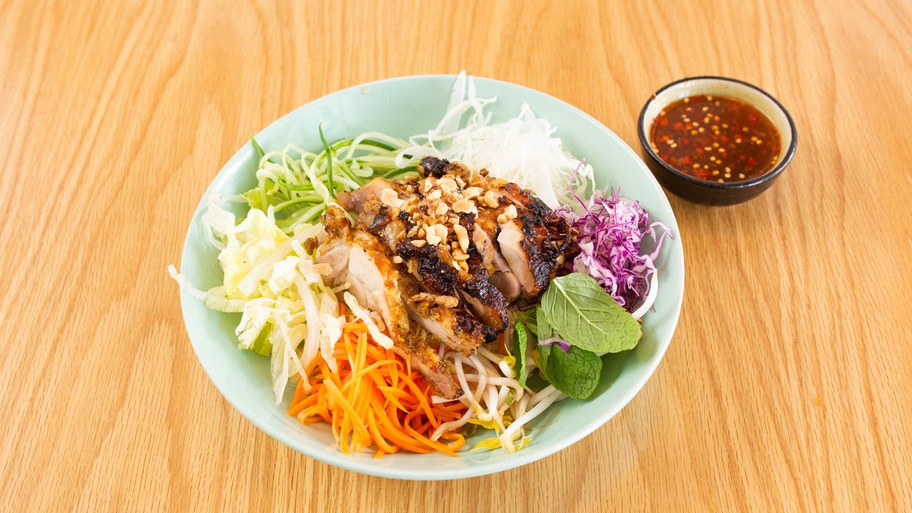Rice Vermicelli with Grilled Pork
