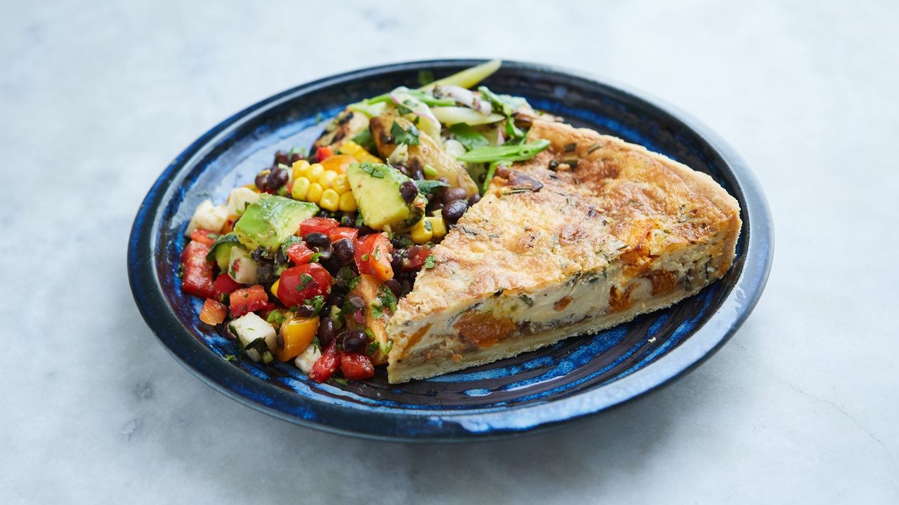 Quiche & Salad