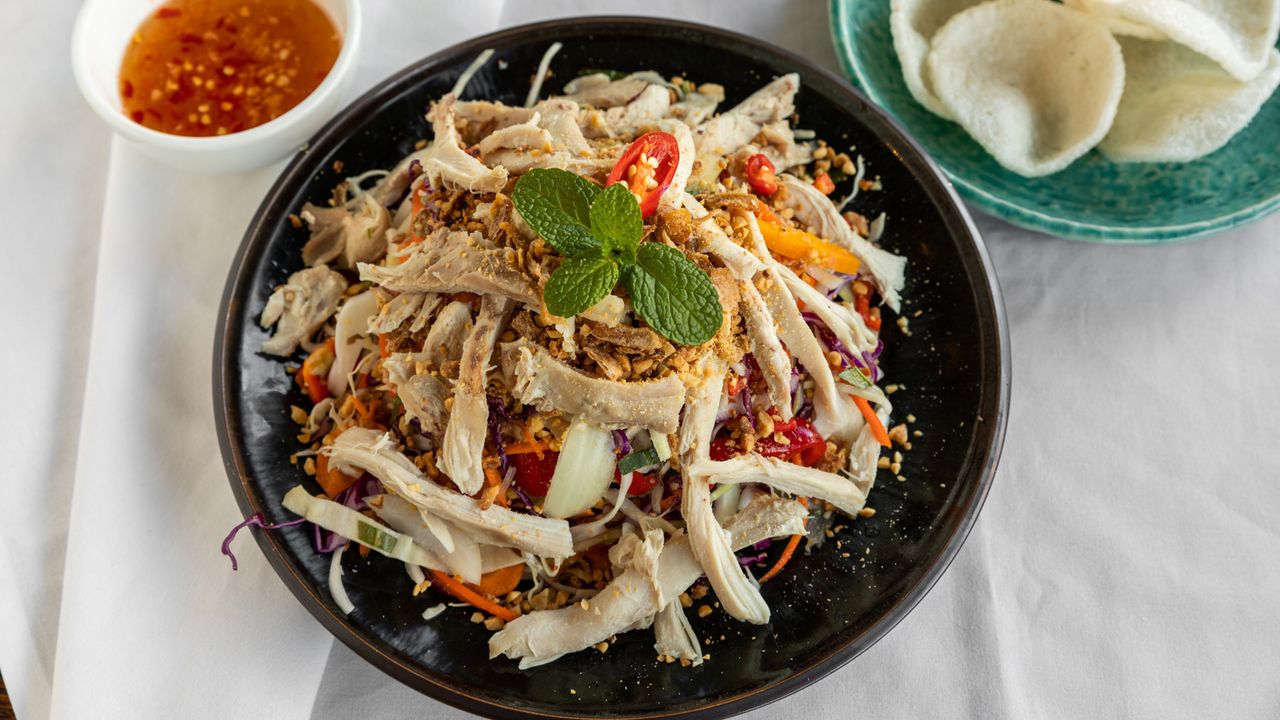 10. Shredded Chicken Salad
