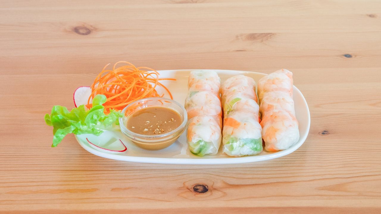 Fresh Rice Paper Rolls (3 Pieces)