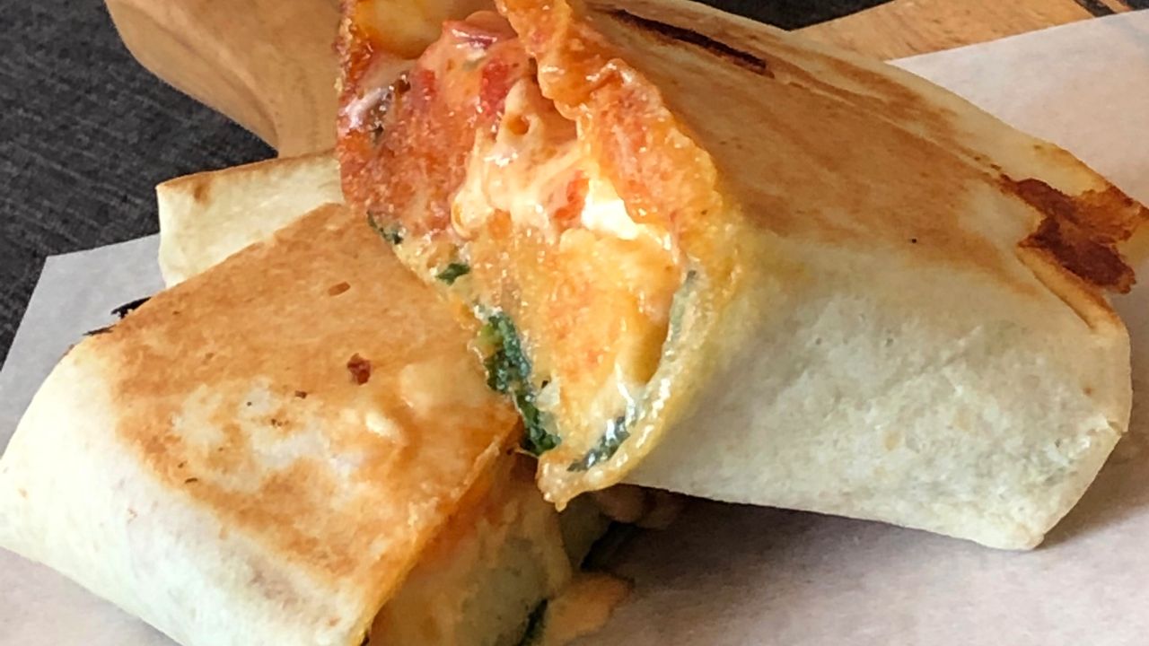 Vegetarian Brekkie Wrap