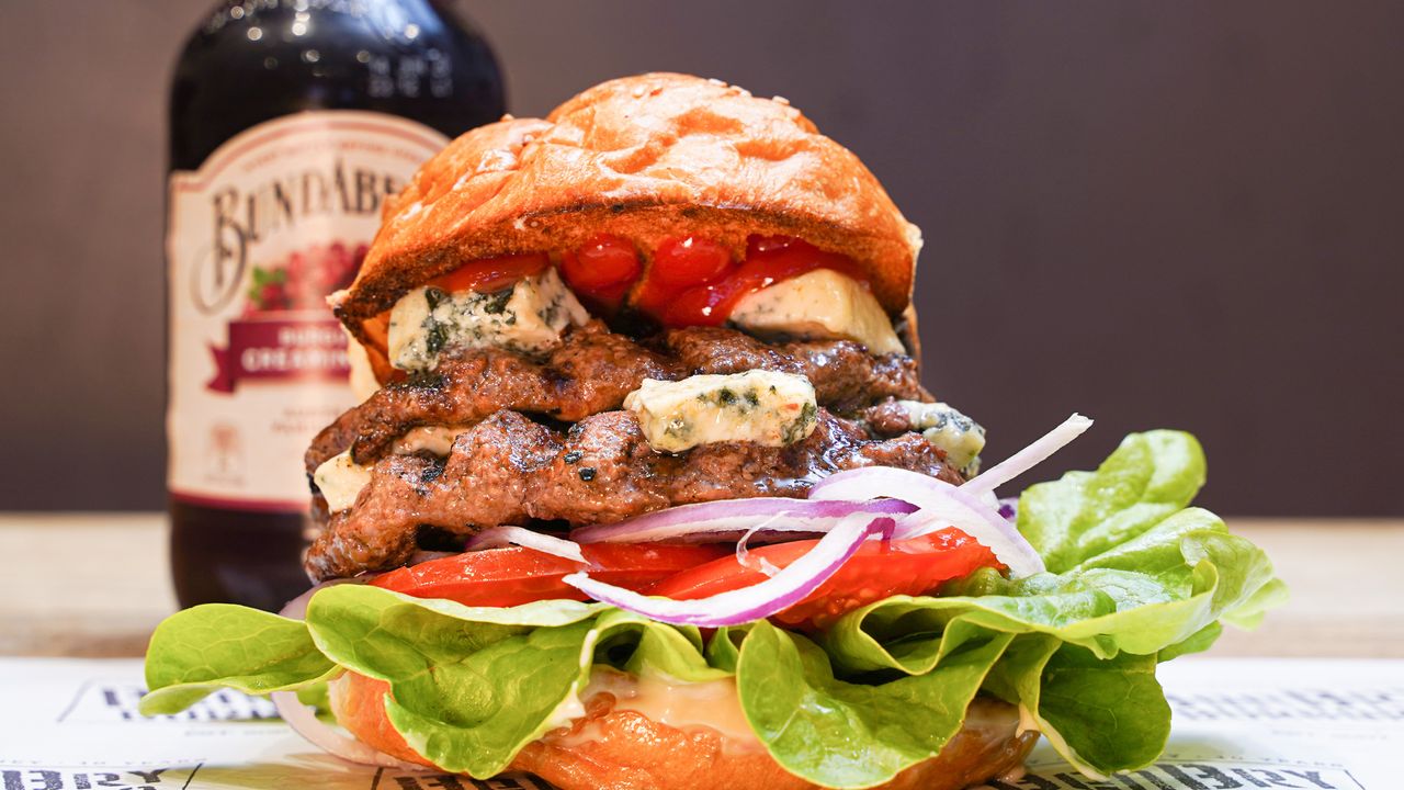 Double Benbry Blue Burger
