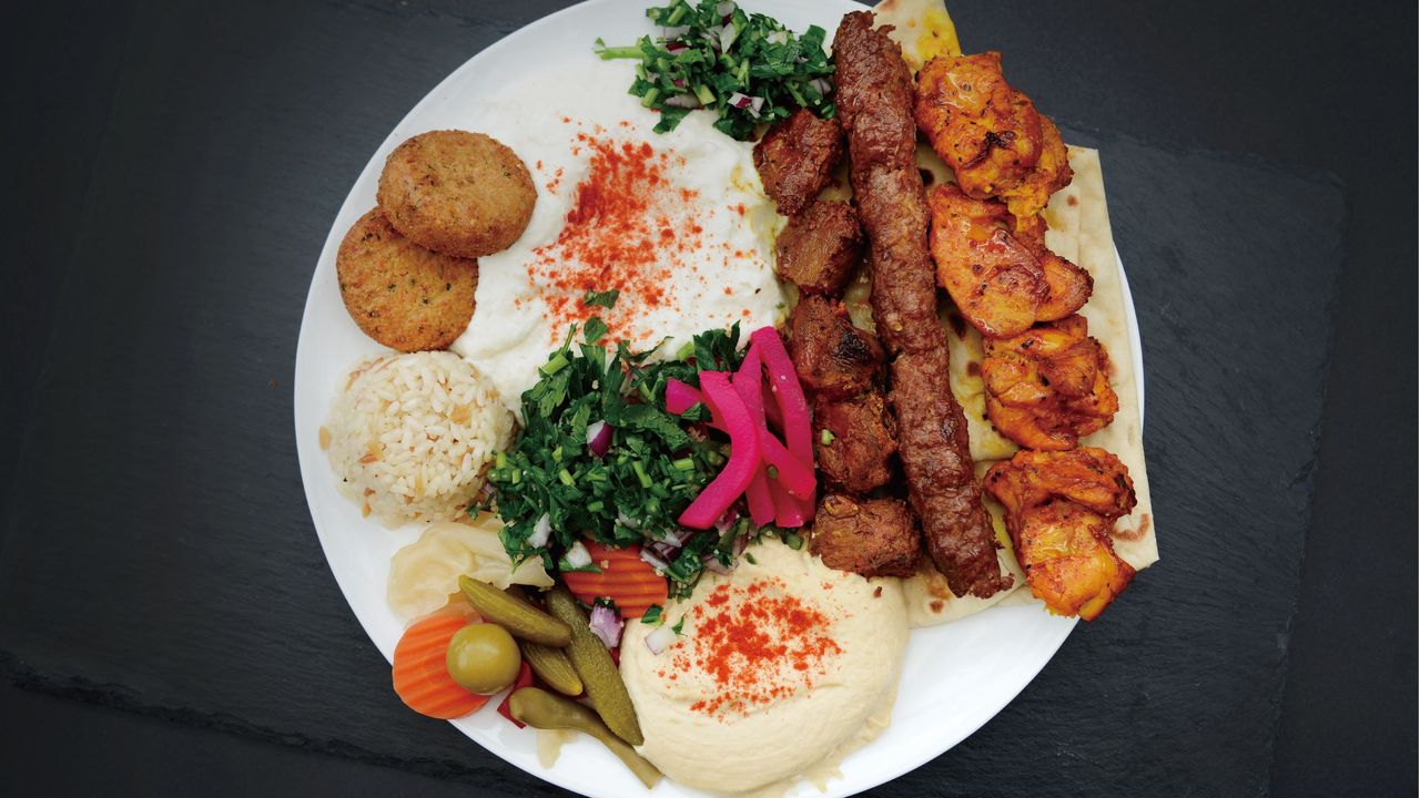 Mixed Three Skewers Plate