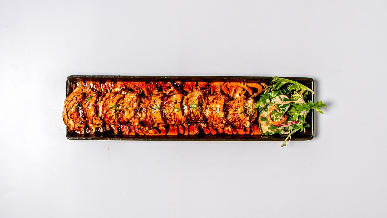 Char-Grilled Salmon Roll