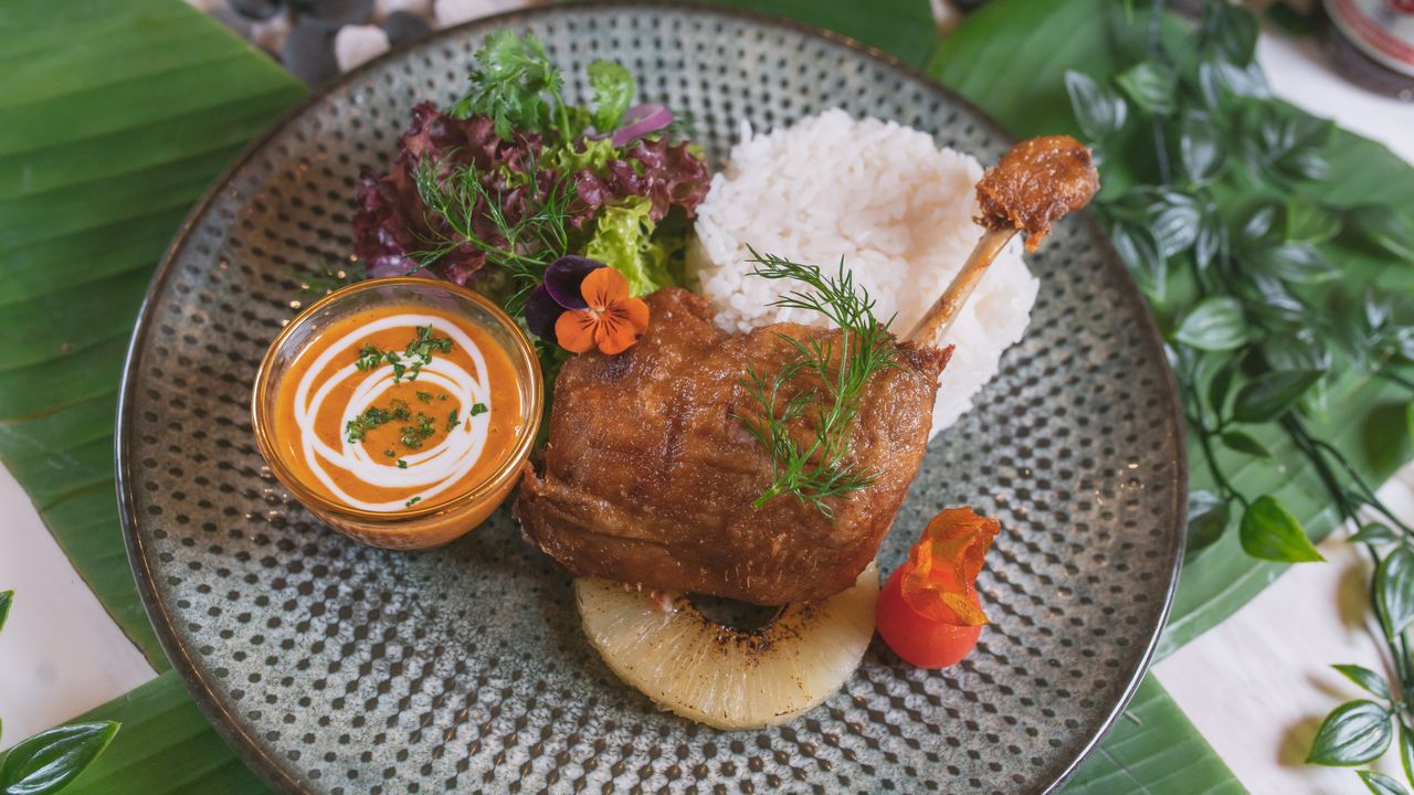 Duck Confit Curry w Rice