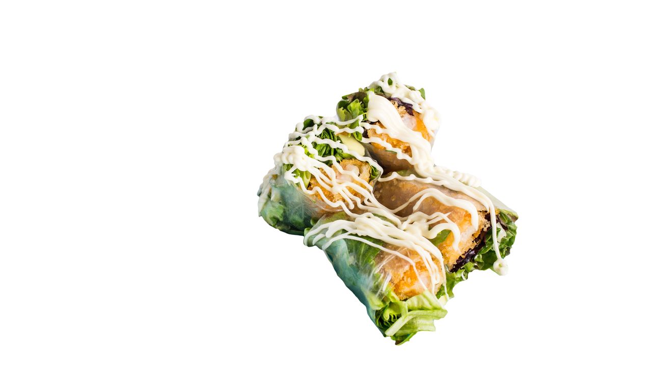 Crumbed Prawn Rice Paper Roll