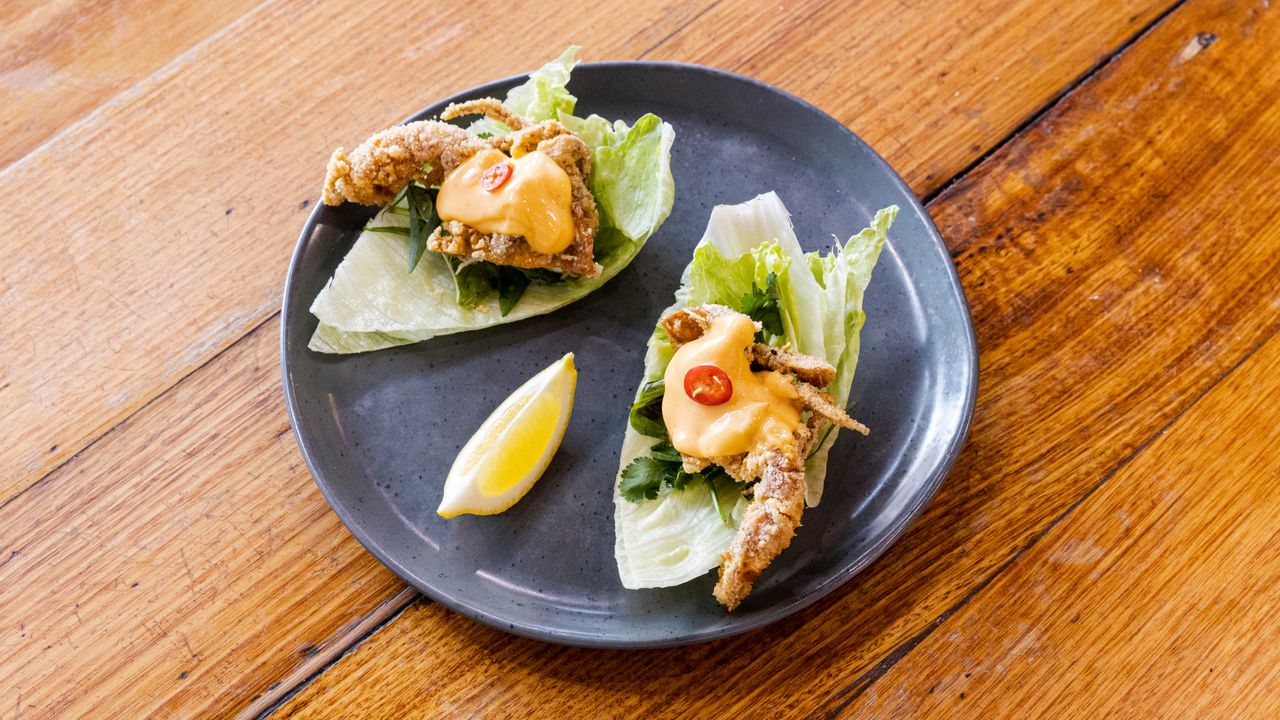 Soft Shell Crab Lettuce Cups (2 Cups)