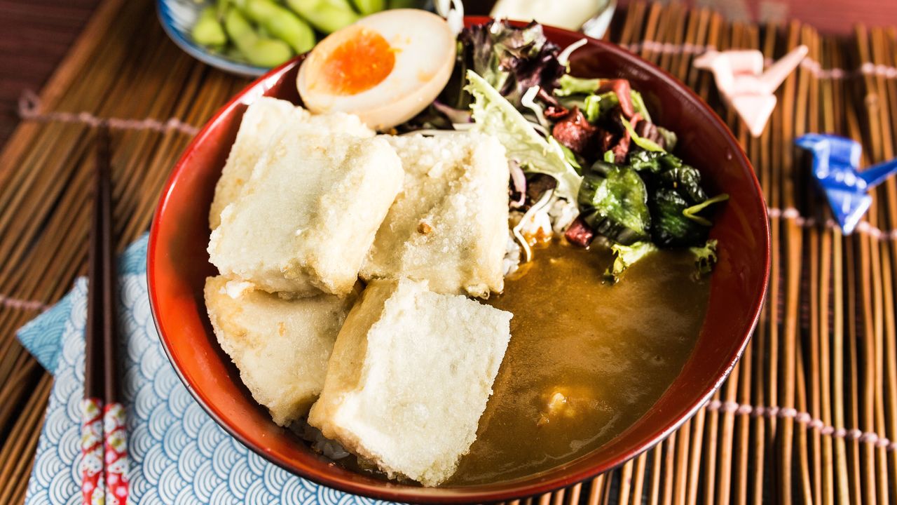 Tofu Curry Don