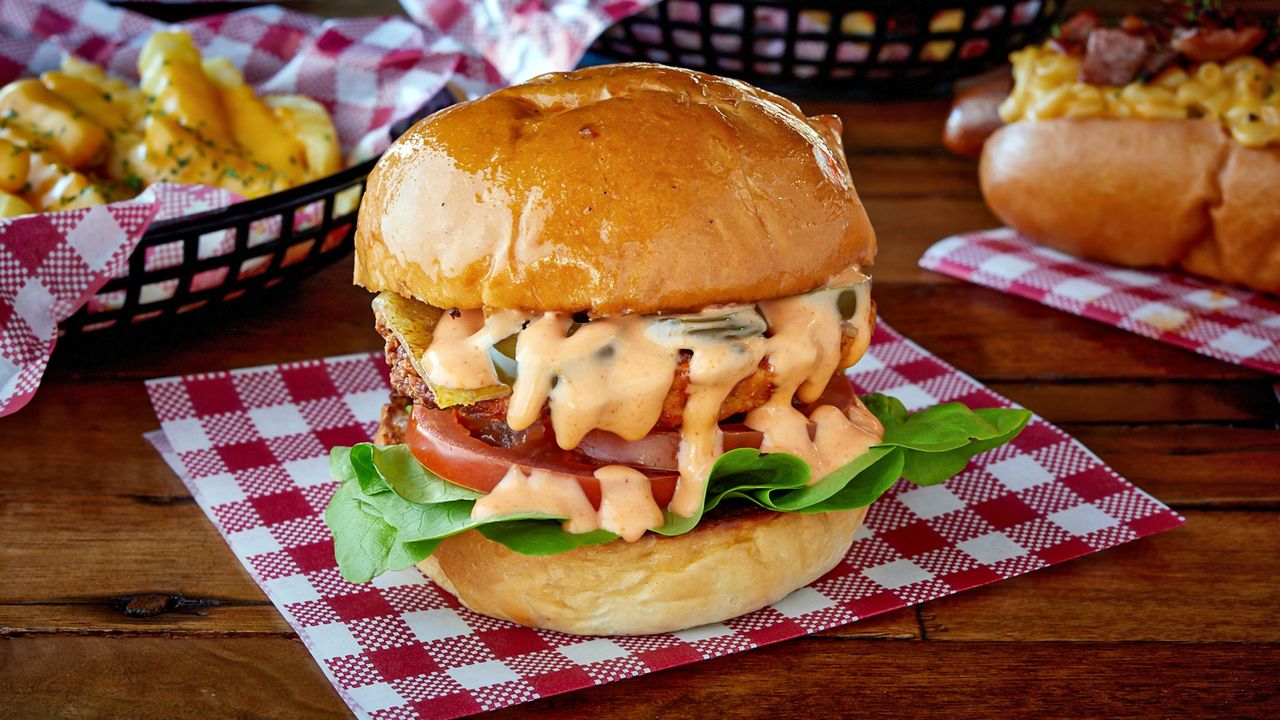 TX Fried Chicken Burger