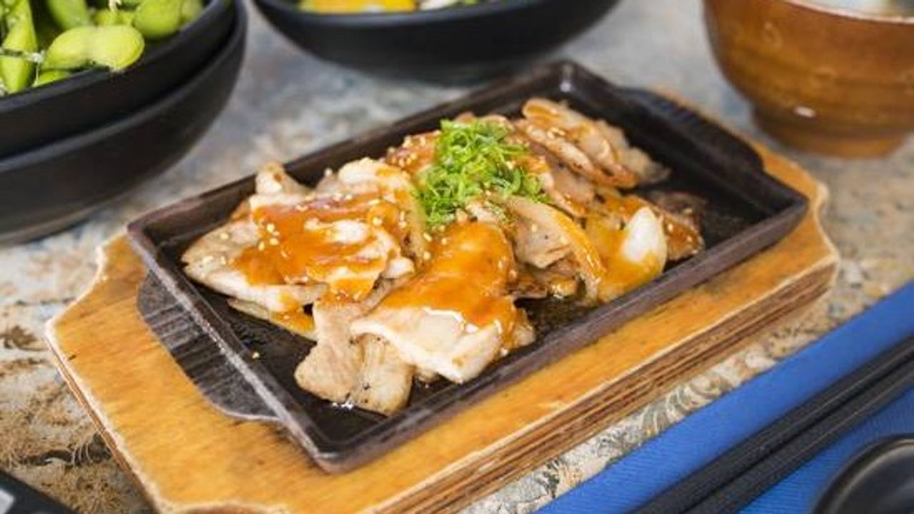 Stir Fry Pork Belly with Japanese Chilli Sauce