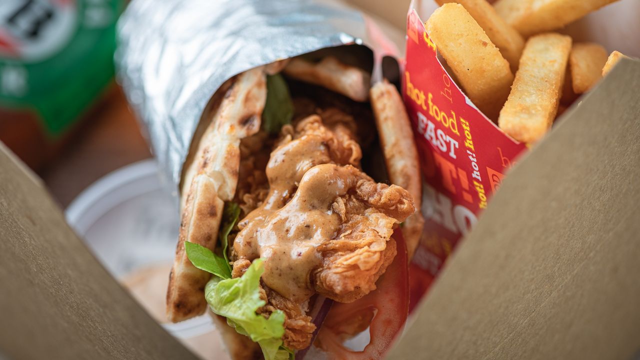 Lunch Crispy Chicken Wrap