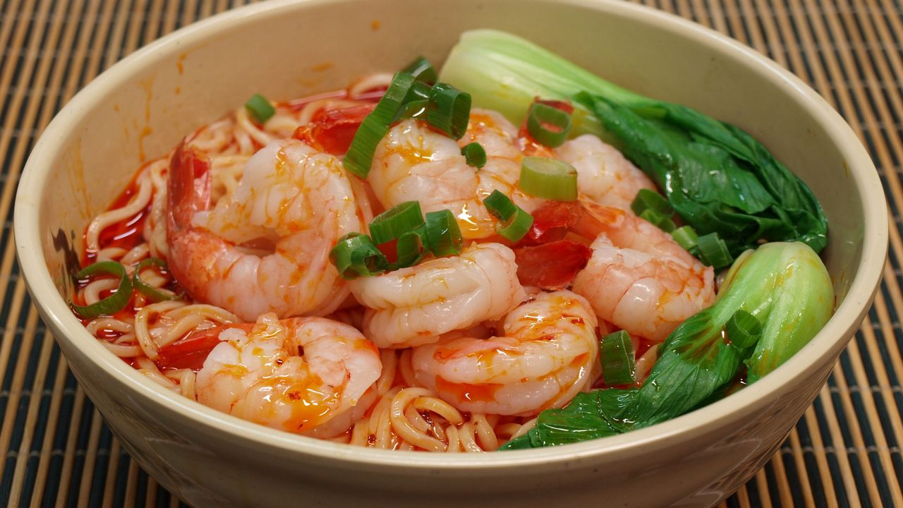 Spicy Prawn Noodle Soup