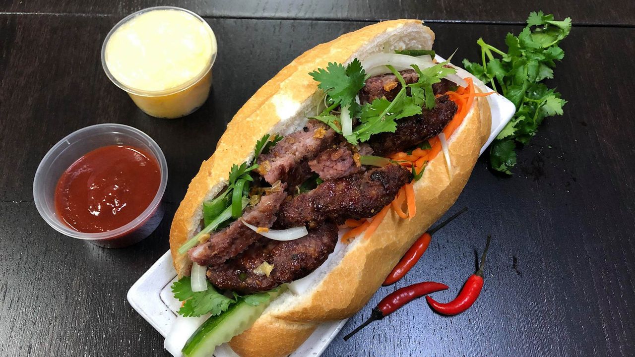 BBQ Beef Banh Mi