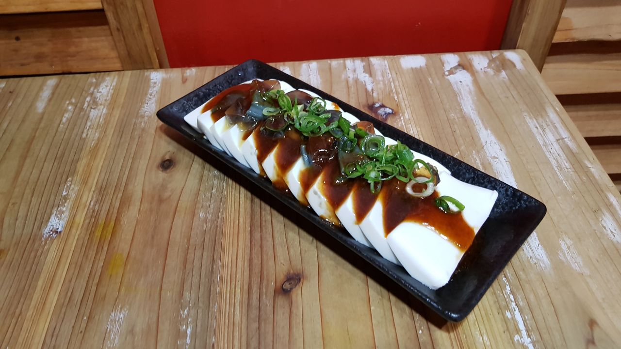 Tofu with Preserved Egg