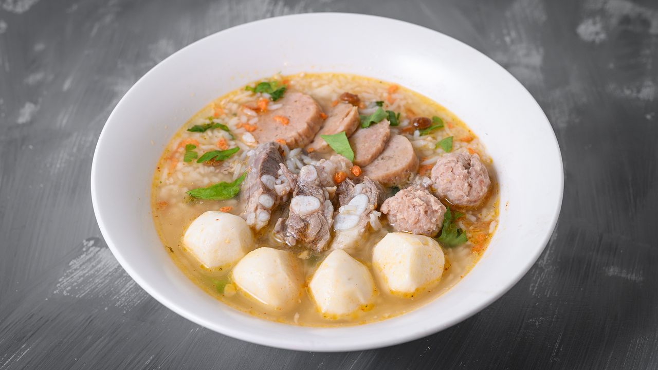 Dodee Soft Boiled Rice with Combination Pork