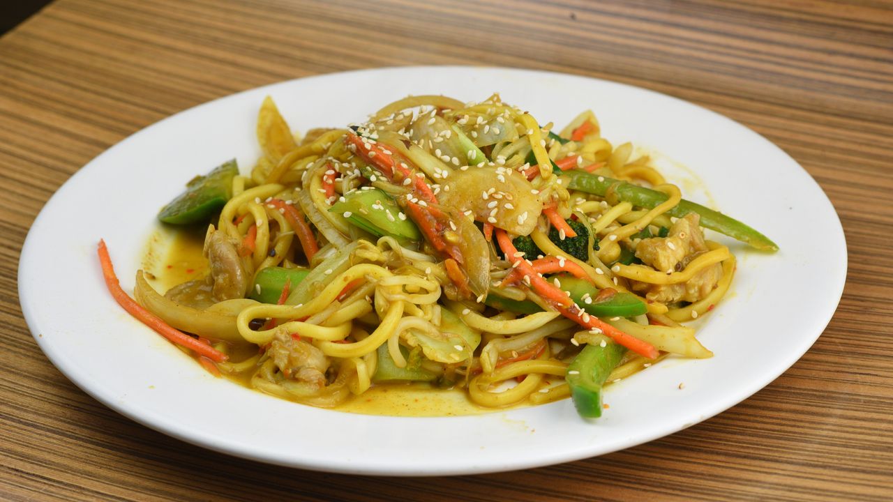 Curry Chicken Noodles