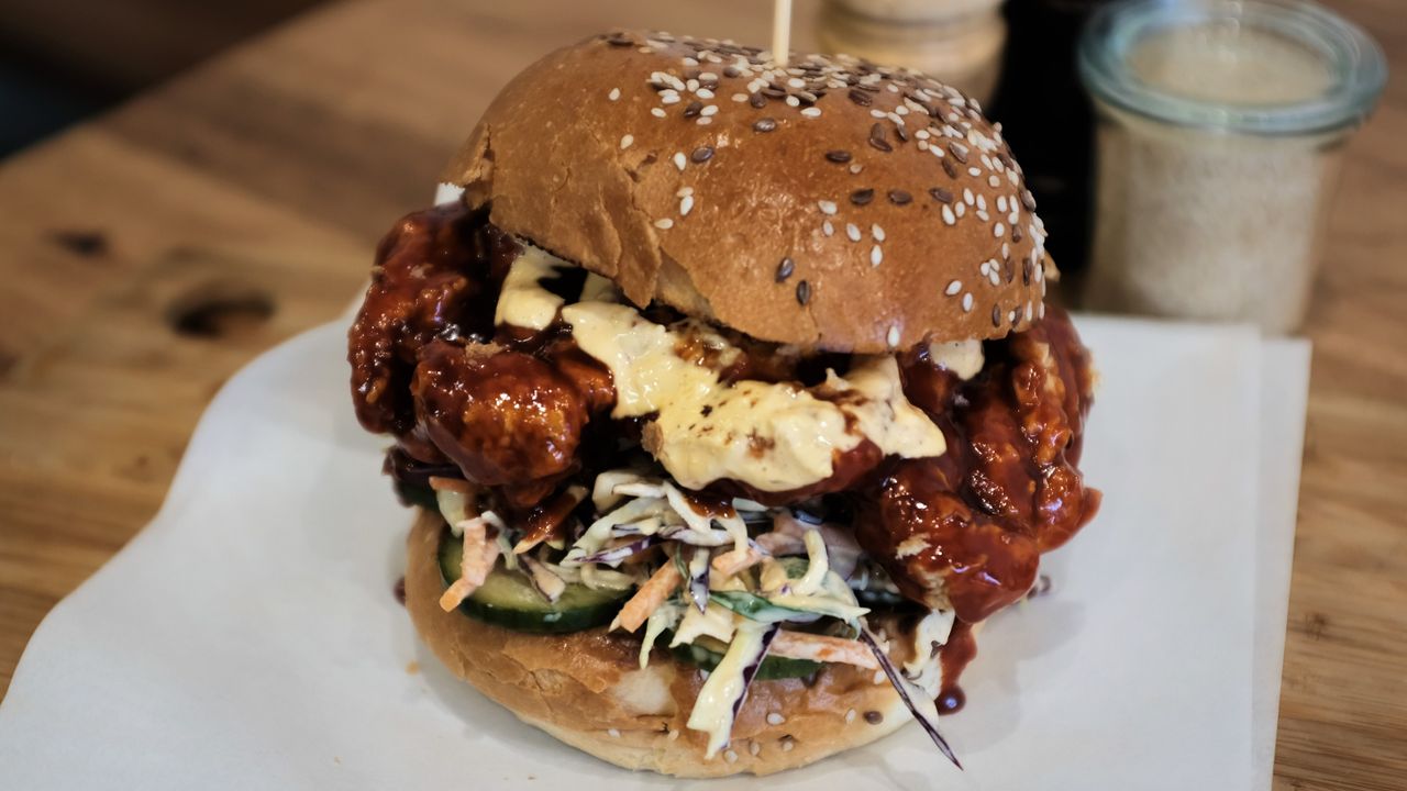 Korean Chicken Burger