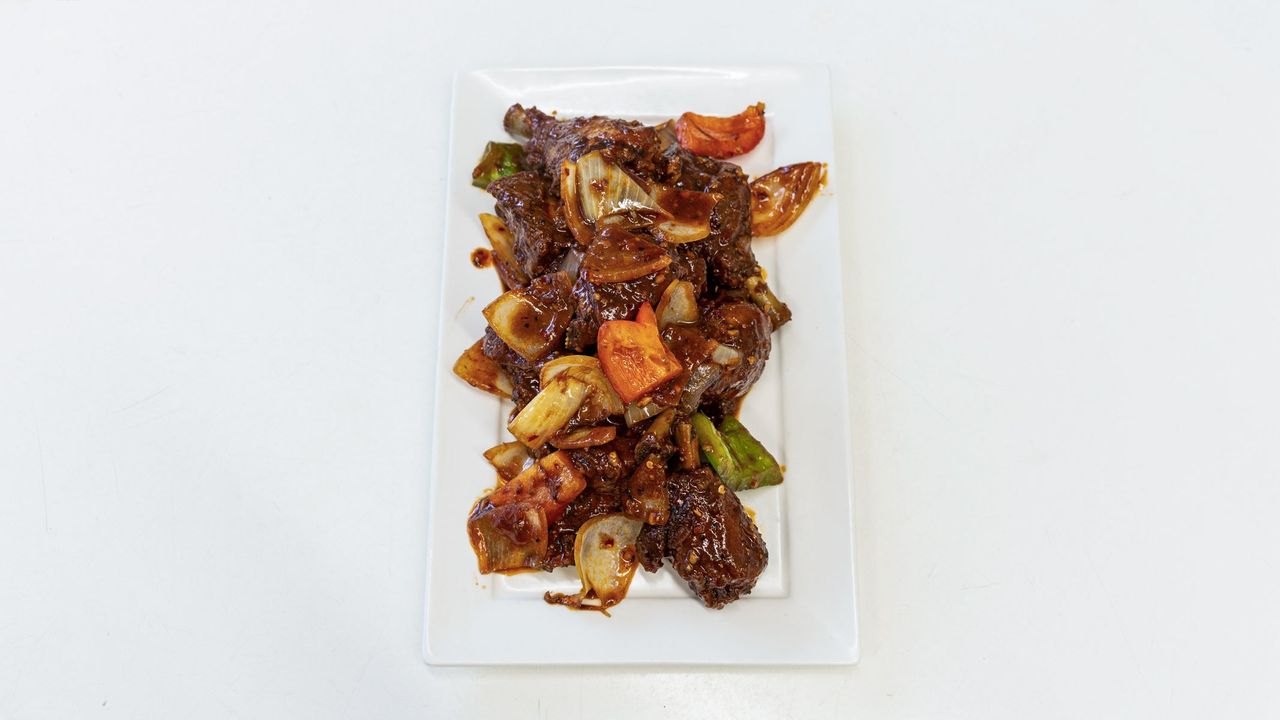 Kottu with Devilled Chicken