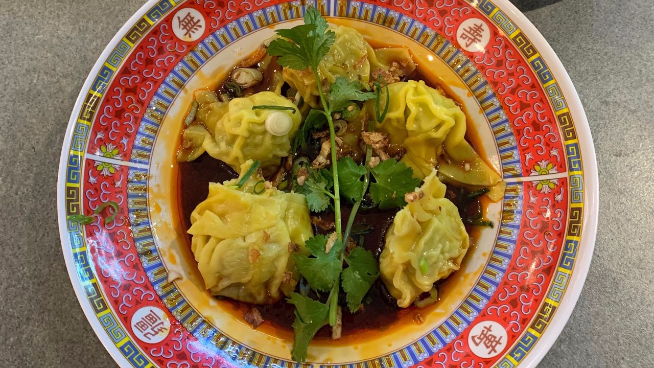 Barramundi Dumplings with Chili Soy Vinegar
