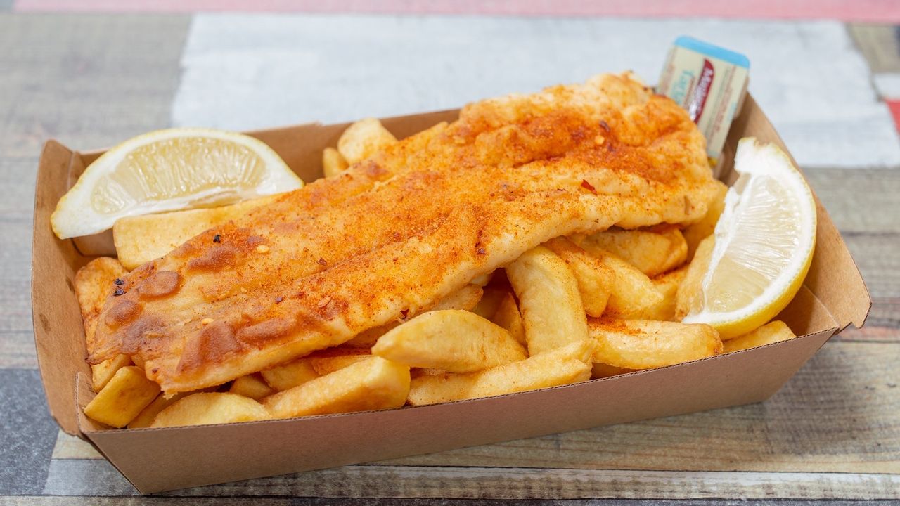 Grilled Fish and Chips