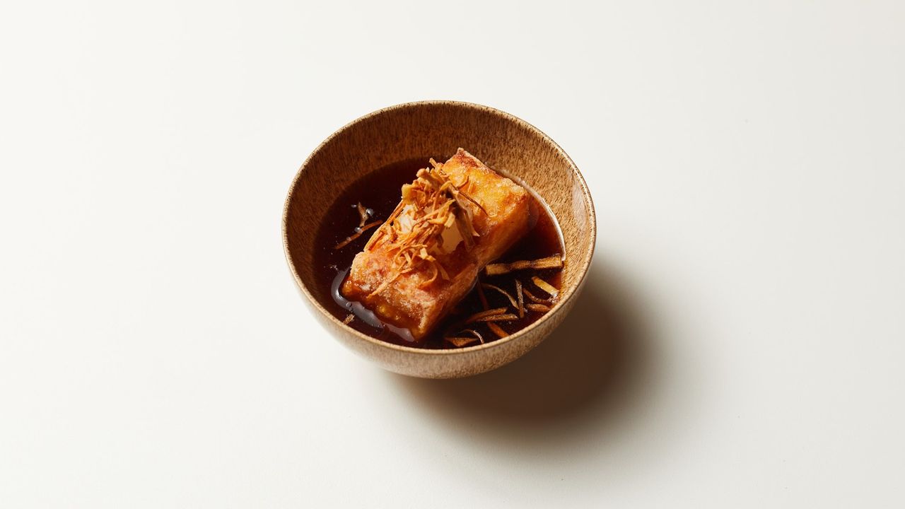 Pumpkin Agedashi Tofu