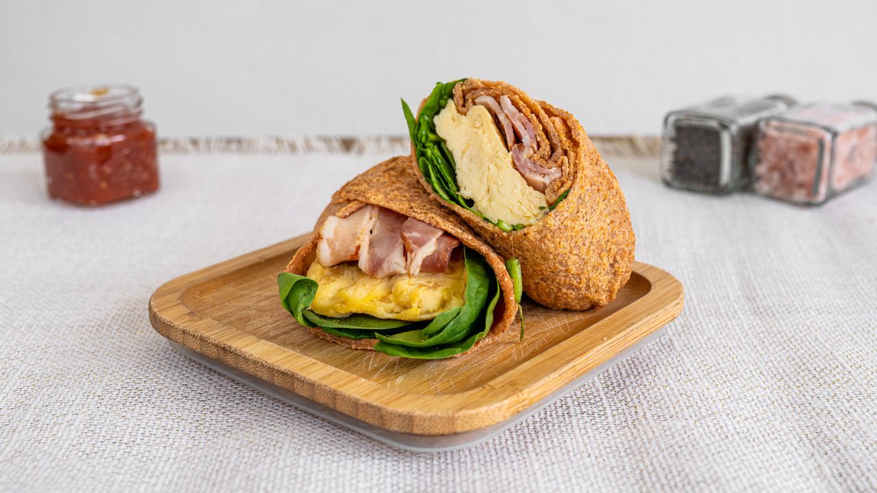 Egg & Bacon KETO wrap