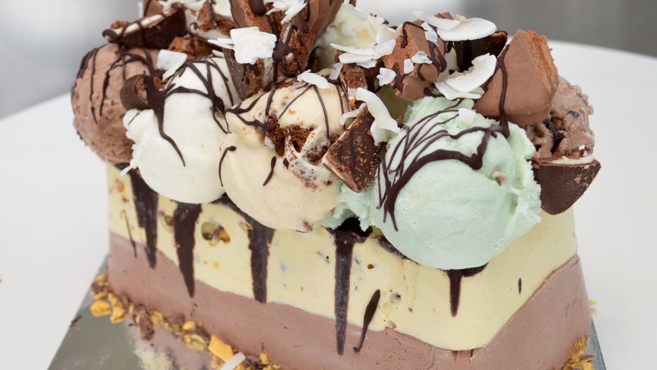 Gelato Brick Cake