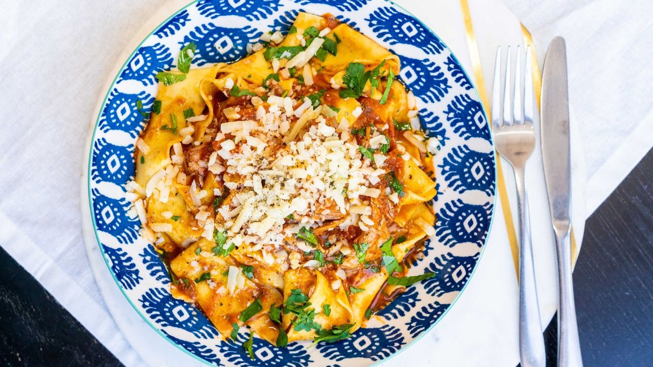 Lamb Ragu, Parsley, and Parmesan