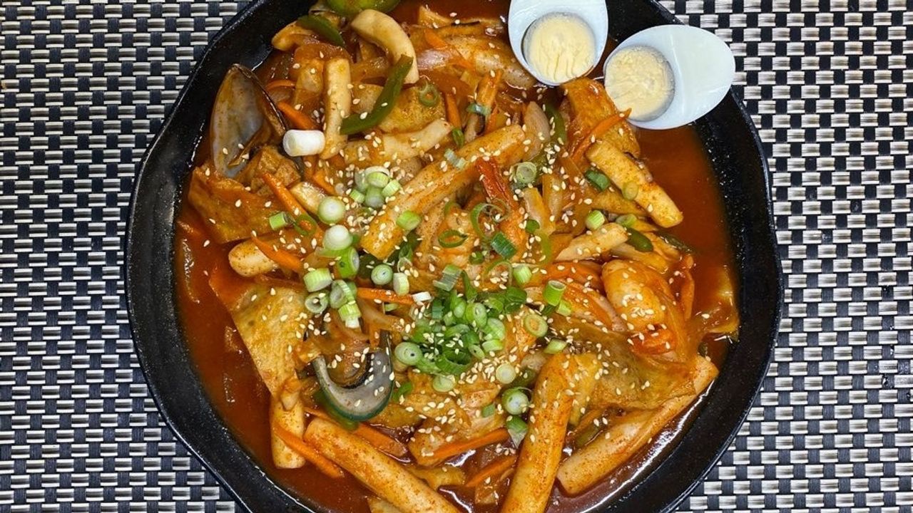 Seafood Rice Cake