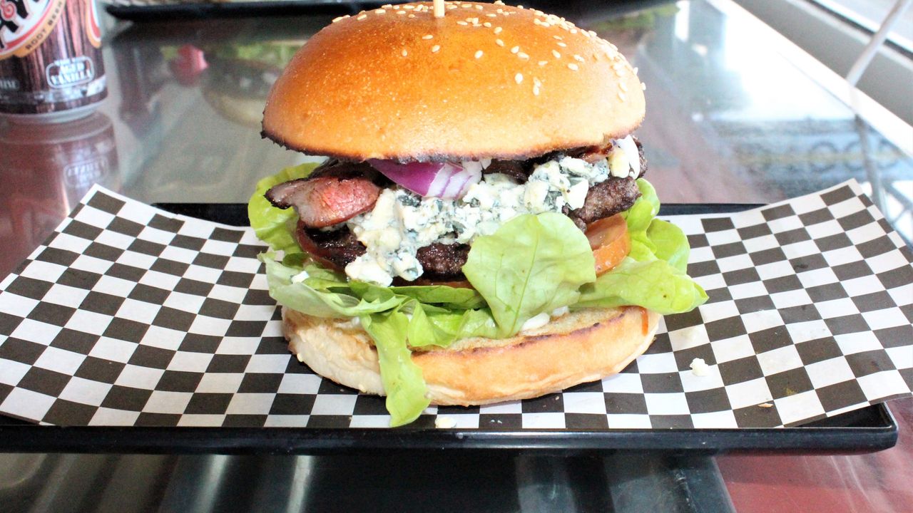 XP Falcon Blue Cheese Burger