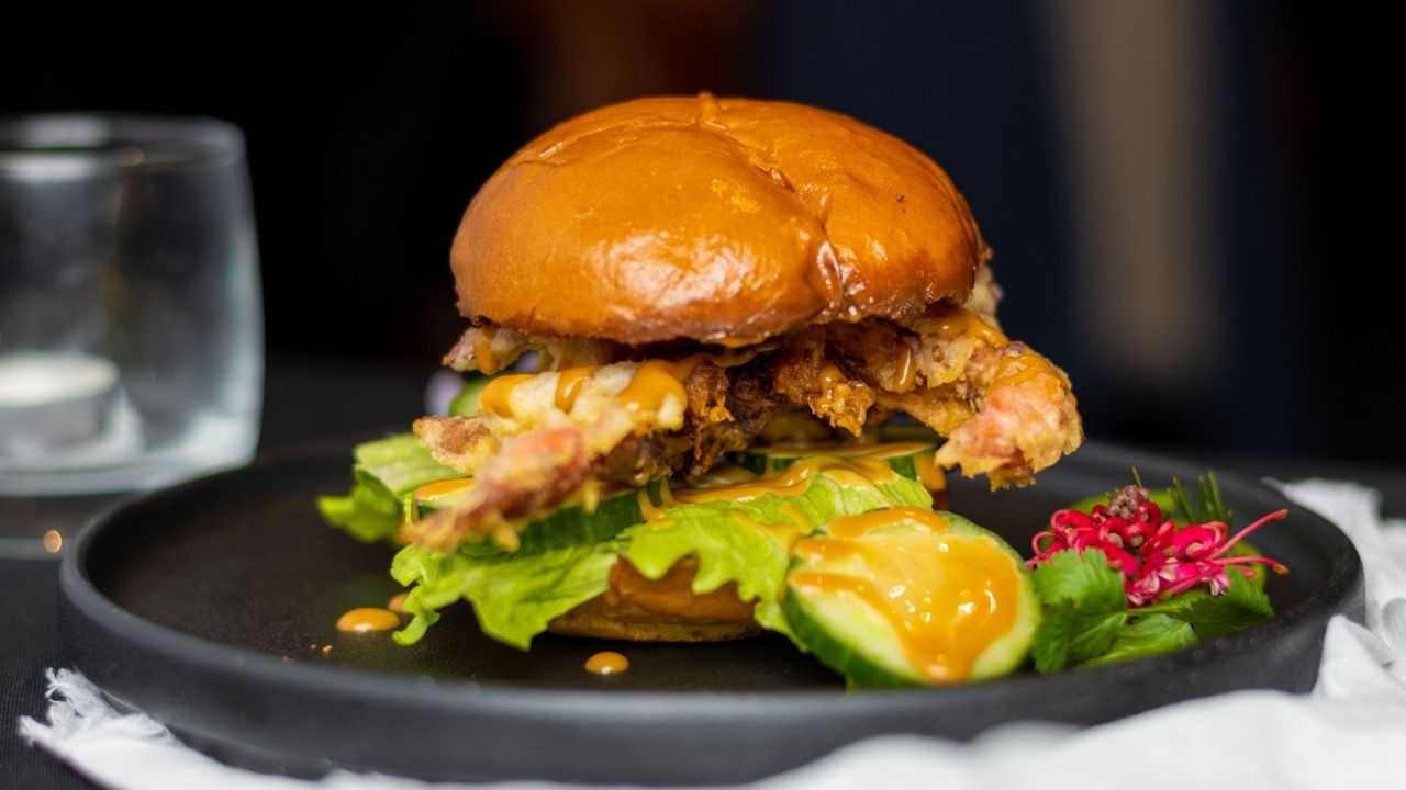 Softshell Crab with Topiko Mayo (Cucumber & Lettuce)