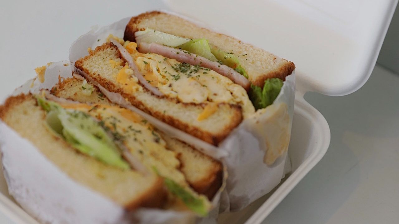 Bacon & Egg Brioche Sandwich