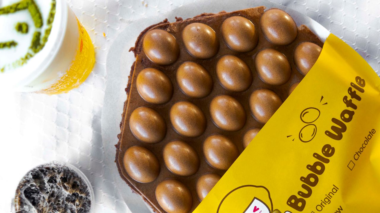Chocolate Bubble Waffle
