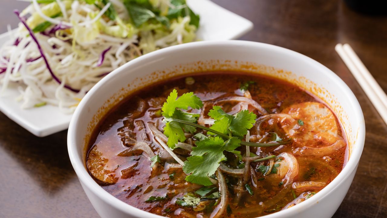 Spicy Beef Noodle Soup (Bún Bò Huế)