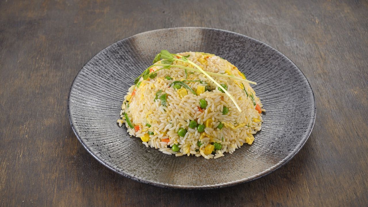 502 Wok Fried Rice with Mixed Vegetables