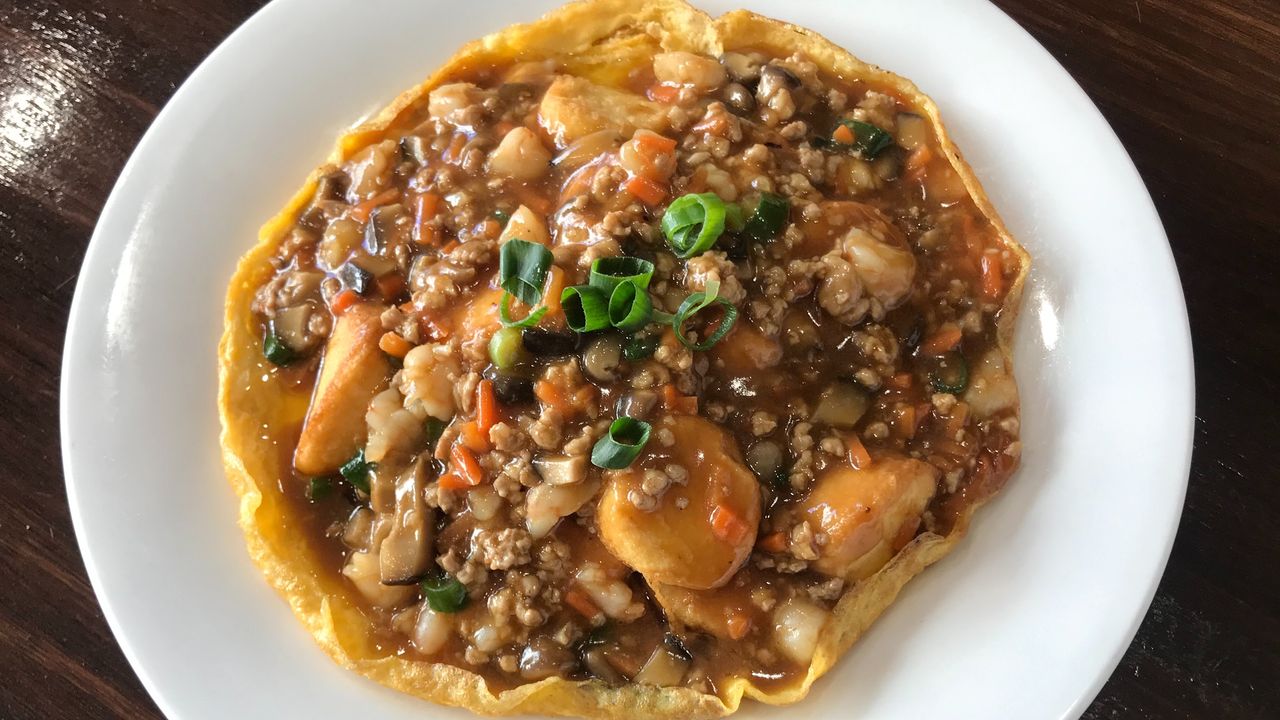 Japanese Soft Tofu with Minced Pork