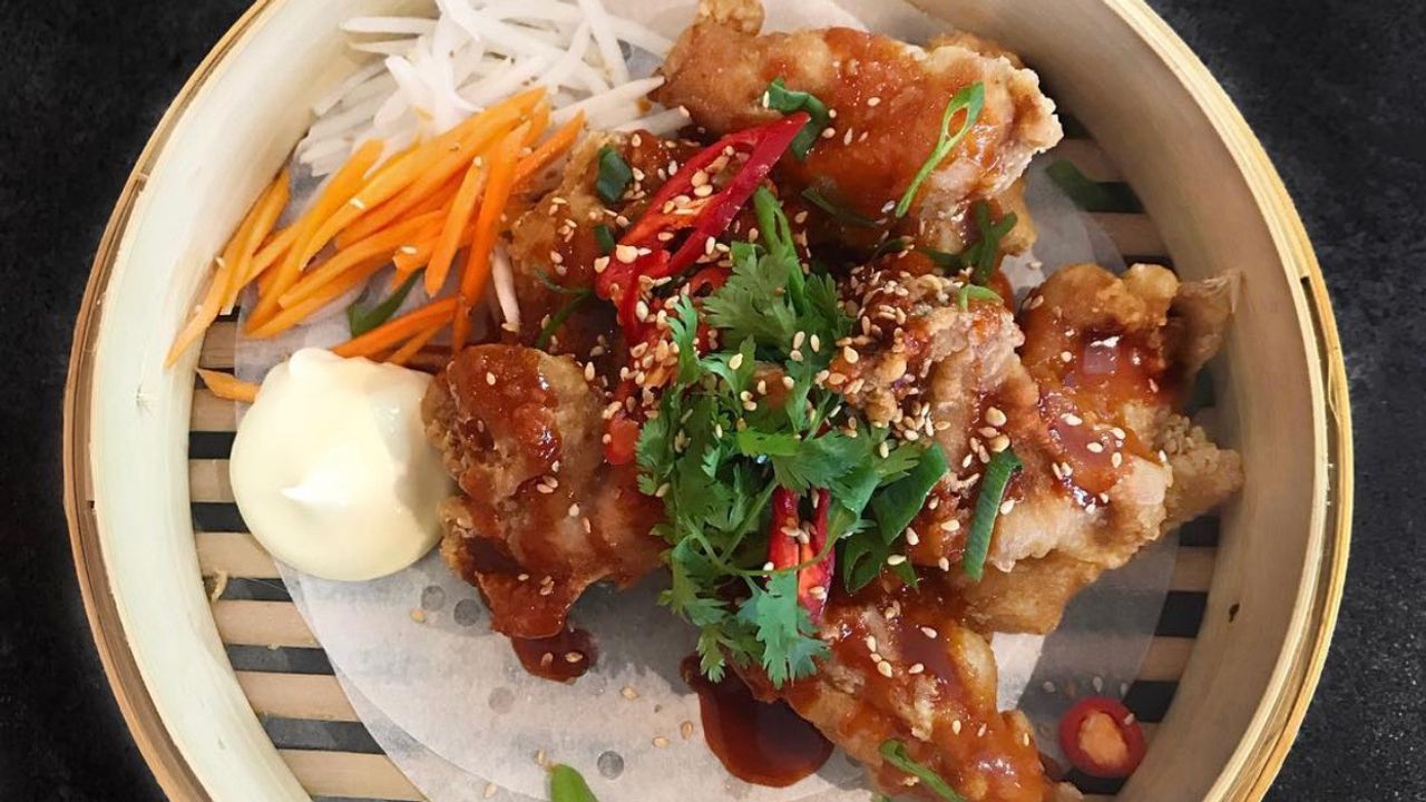 Crispy Chicken Ribs with Gojuchang Sauce