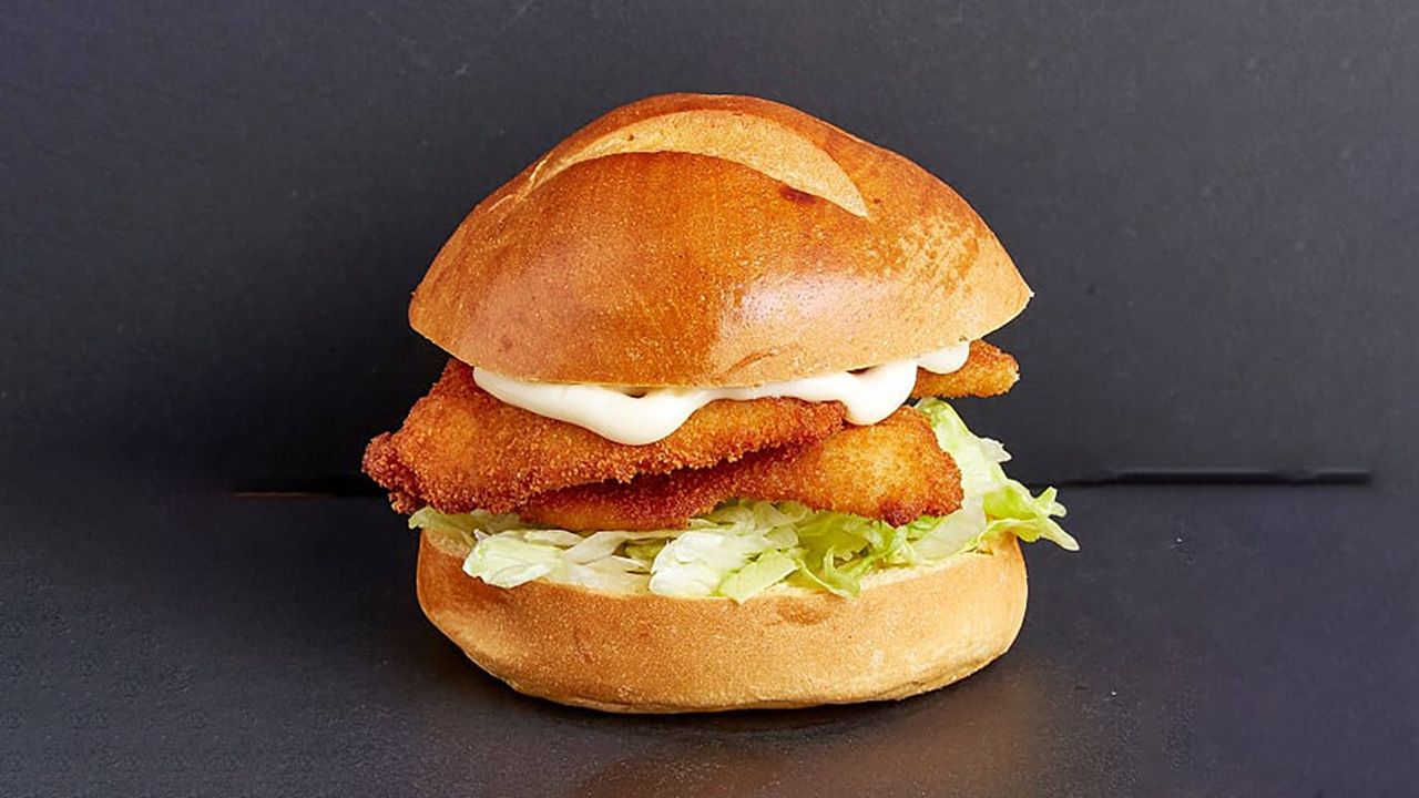 Chicken Schnitzel Burger Combo